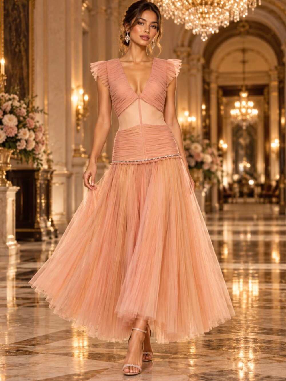 Khaite  Mariah tulle gown Size XS NWOT